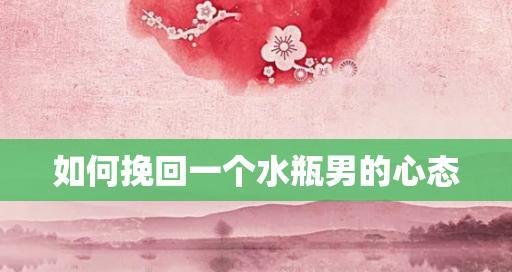 如何成功挽回水瓶座（分析水瓶座的心理）